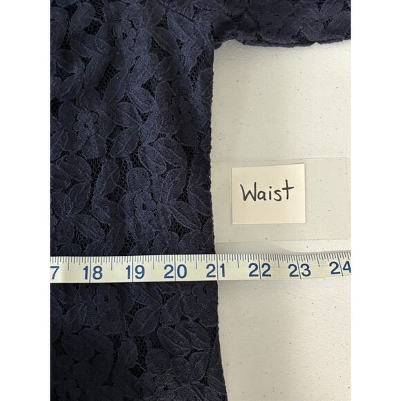 Koret Cottagecore Lace Midi Dress 18 Crochet Romantic Boho Modest 90s Vintage - Picture 12 of 13